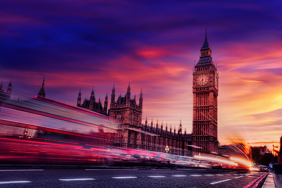 Photograph of American National College's Oxford branch, prominently displaying the ANC emblem.